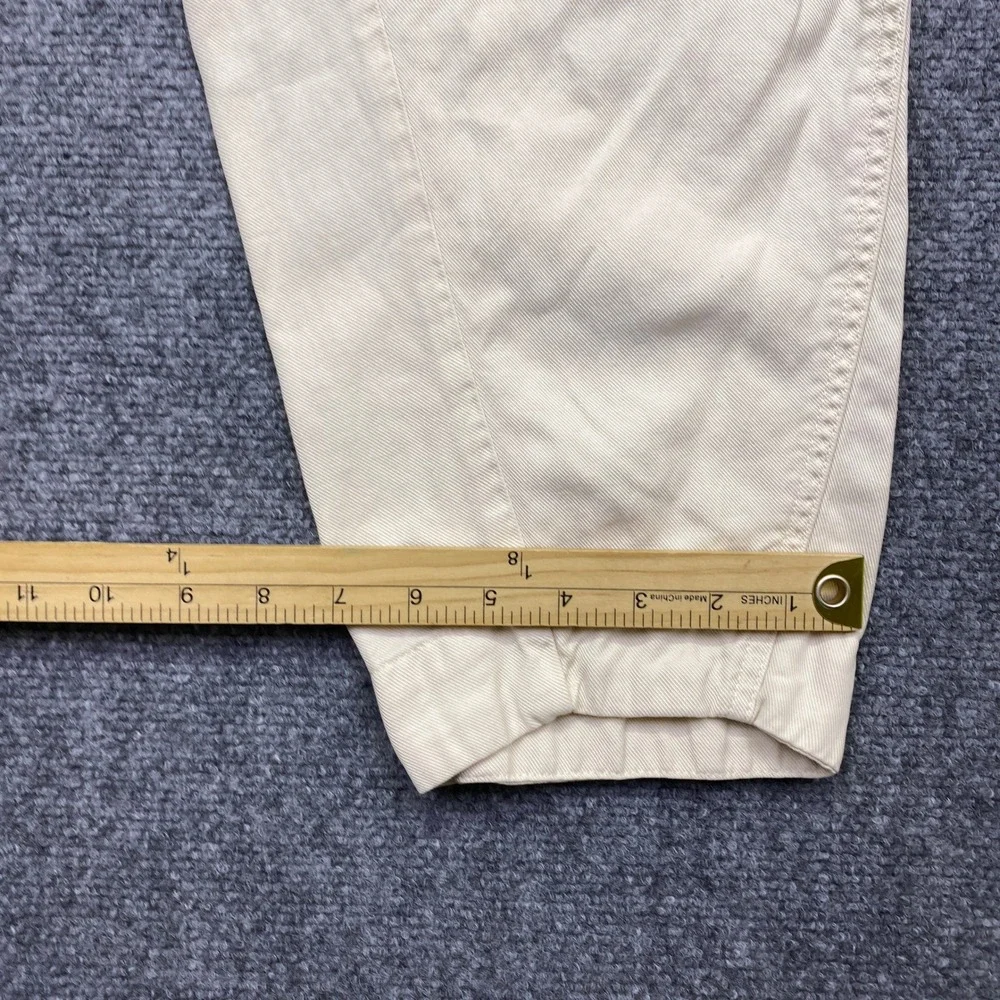 Banana Republic Womens M Cream Lyocell Linen‎ Tapered Utility Pants Grunge